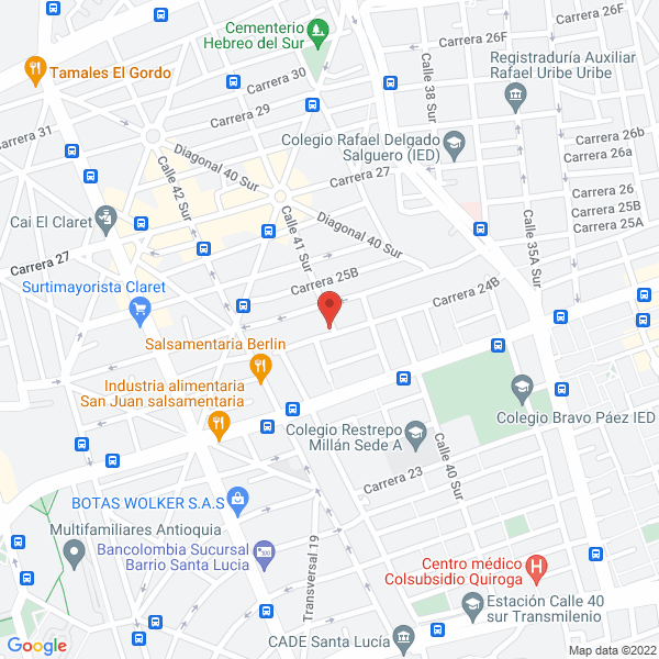 Mapa de Rivera & Construcciones S.A.S.