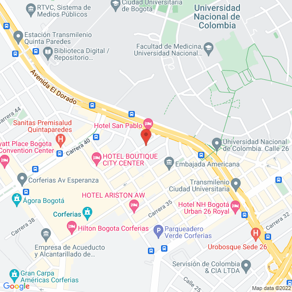 Mapa de Rl Ingeniería Y Arquitectura S.A.S.