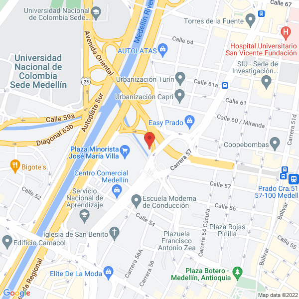 Mapa de Salsamentaria Papirusa