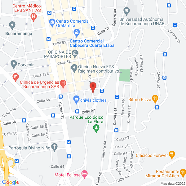 Map of Salud Vivir Ips Ltda.