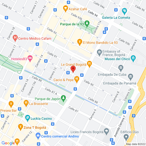 Mapa de Samper & Cía. Ltda. Ignacio