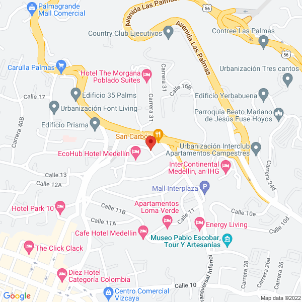 Mapa de San Peregrino Cafes Especiales S.A.S.