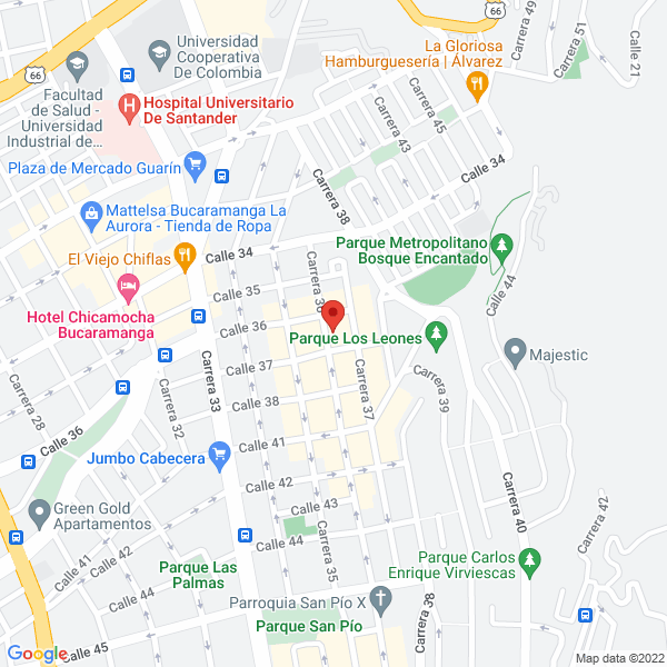 Map of San Sebastián Campestre Disco Bar