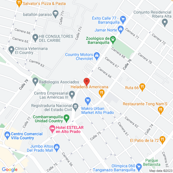 Map of Seguros Maximum Asesorias En Seguros Ltda.