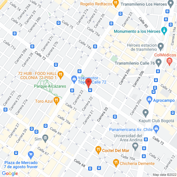 Mapa de Sisa Gentión Temporal S.A.S.