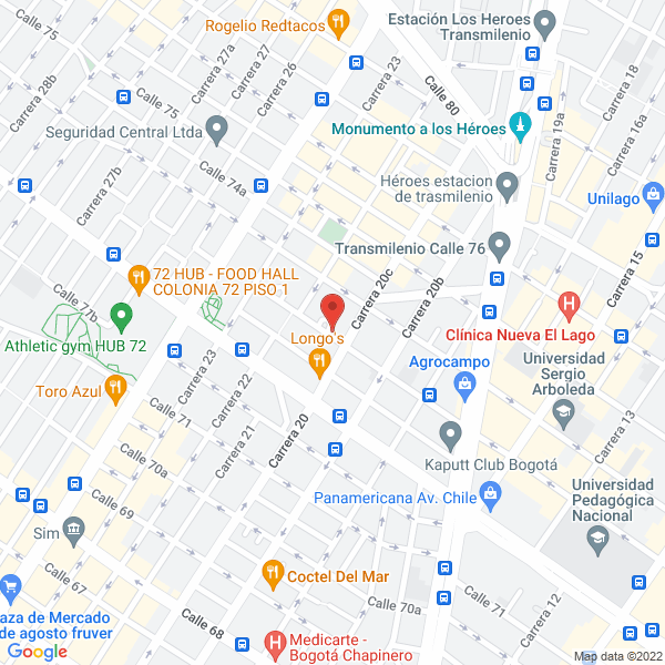 Mapa de Sistemas Impermeables De Colombia Ltda