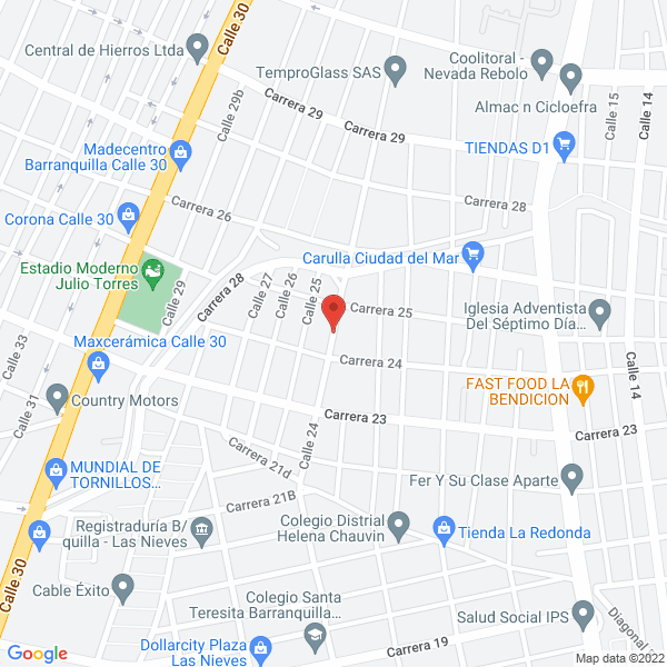 Mapa de Sitael Ltda