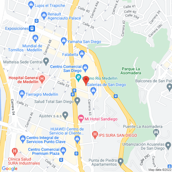 Mapa de Smile San Diego