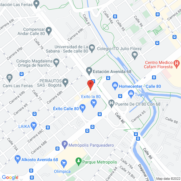 Mapa de Solo Frenos La 59 Ltda.