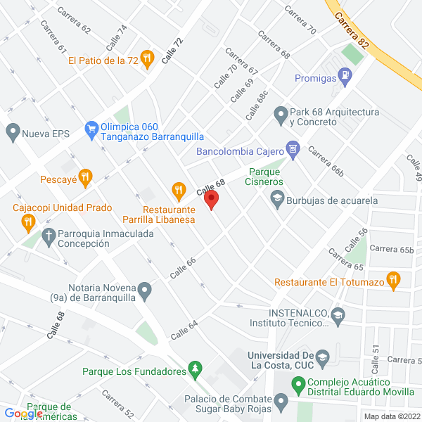 Map of Soluciona I.T.