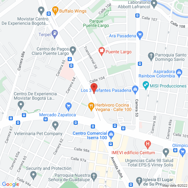 Mapa de Vías Diseños Y Construcciones S.A.S.