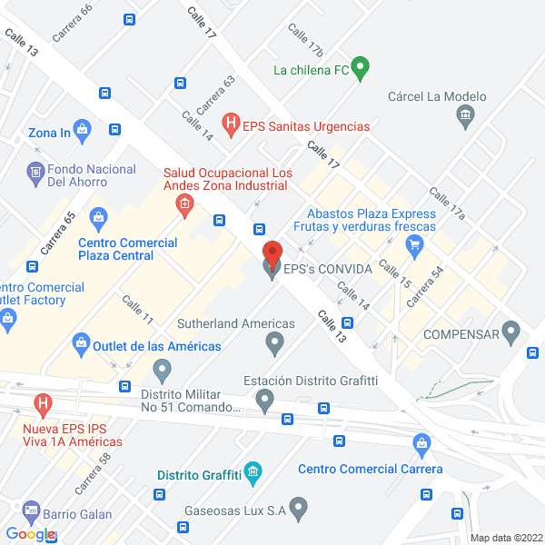 Mapa de Zap Michelle S.A.S.