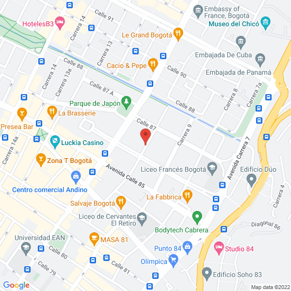 Mapa de Zenk Trade S.A.S.