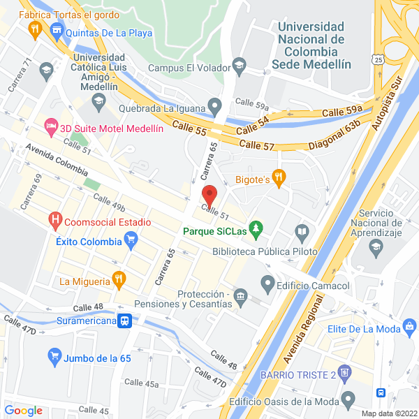 Mapa de Zigo S.A.S.