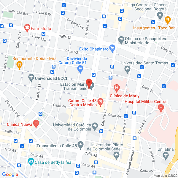 Mapa de Zj Ingenieros Estructurales Ltda.