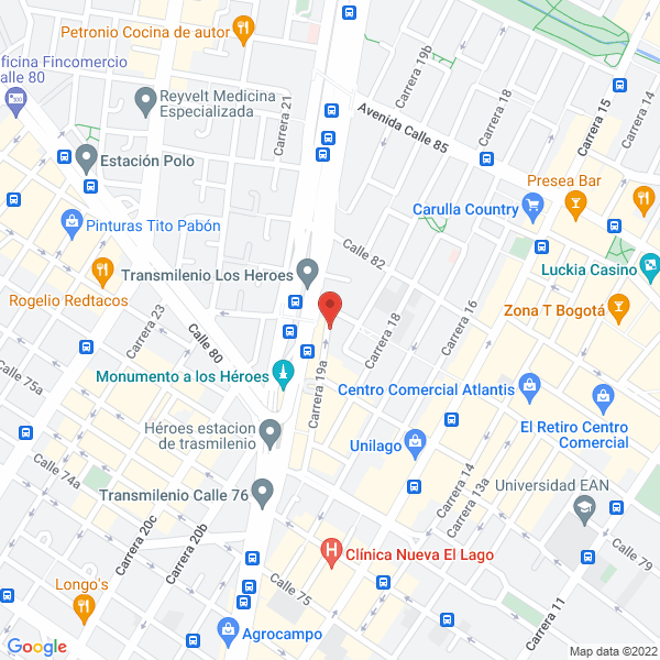 Mapa de Avalúos Comerciales La Regie Finca Raíz
