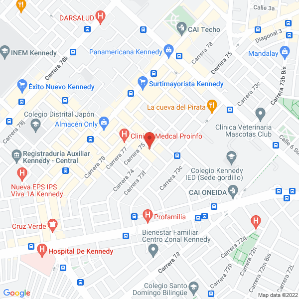 Mapa de Cage Group Bogotá S.A.S.