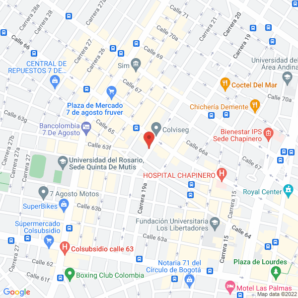 Mapa de Centro De Revisión Tecnomecánica S.A.