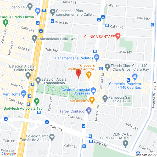 Mapa de Geoestudios Ltda.