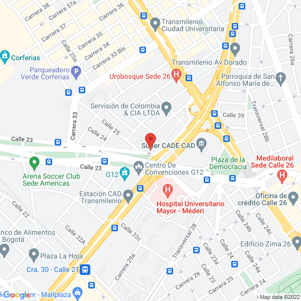 Mapa de Crd Ingeniería Sas