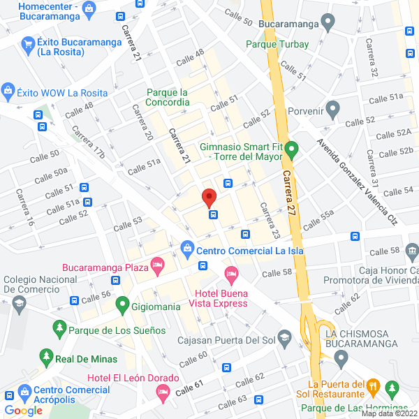 Map of Ng Distribuciones