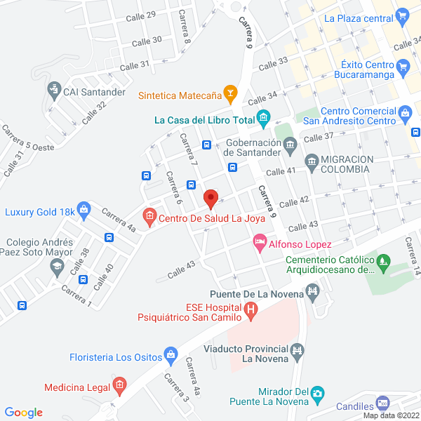 Map of Variedades Del Sur