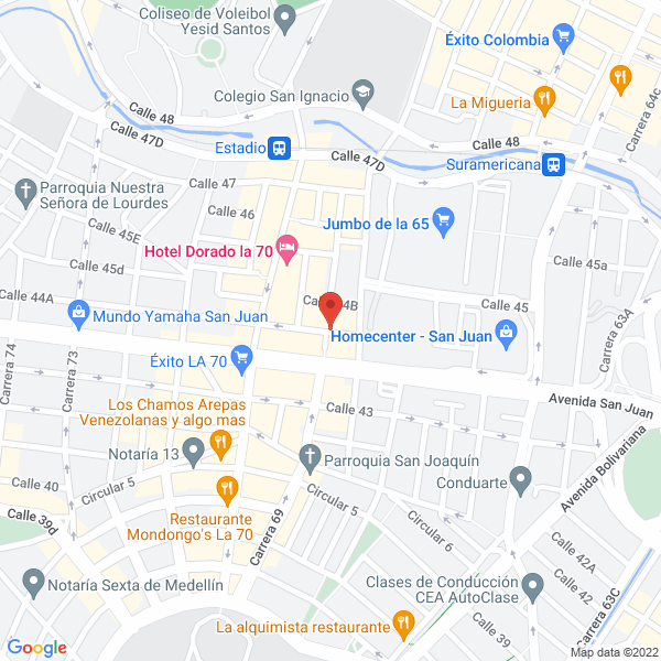 Mapa de Conexión Hoteles