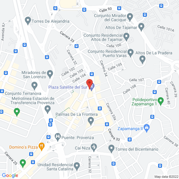 Map of Manijas Y Herrajes, Tríplex Y Más