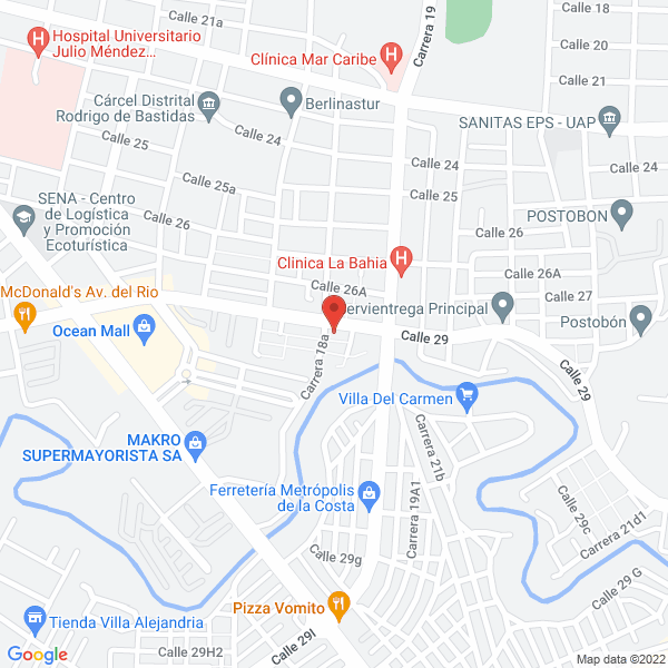 Map of Bahialinda.Co