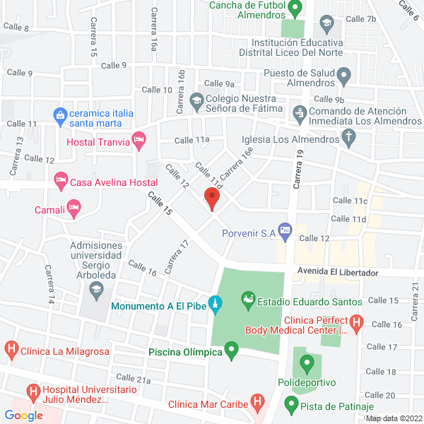 Map of Bananitas Ltda.