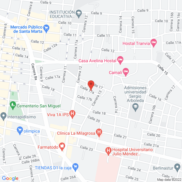 Map of Peñaloza Abimael