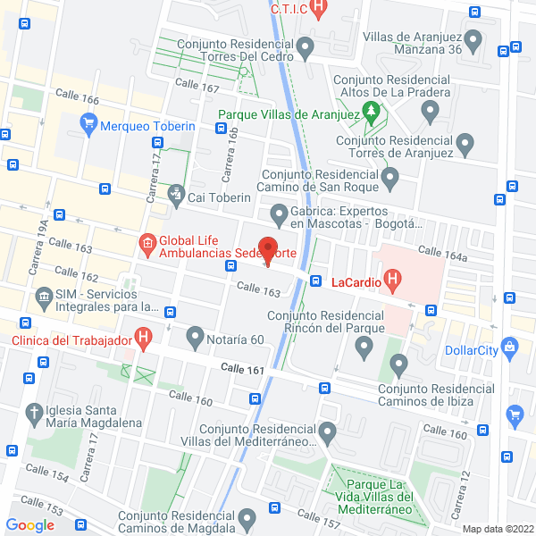 Mapa de Caffenio Colombia S.A.S