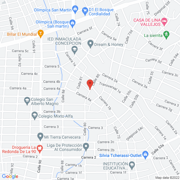 Map of Centro Especializado Del Sueño S.A.S.