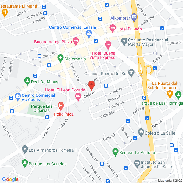 Map of Bricomaderas