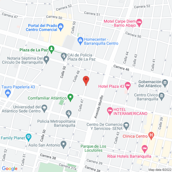 Map of Internacional De Medios Ltda.