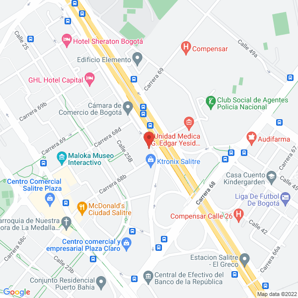 Mapa de Laboratorios Pfizer S.A.