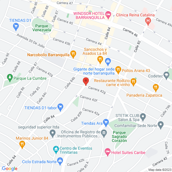 Map of Servicios Integrados De Radiocomunicaciones S.A.S.