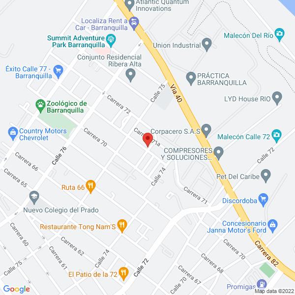 Map of Sistemas Y Puertas De Seguridad S.A.S.
