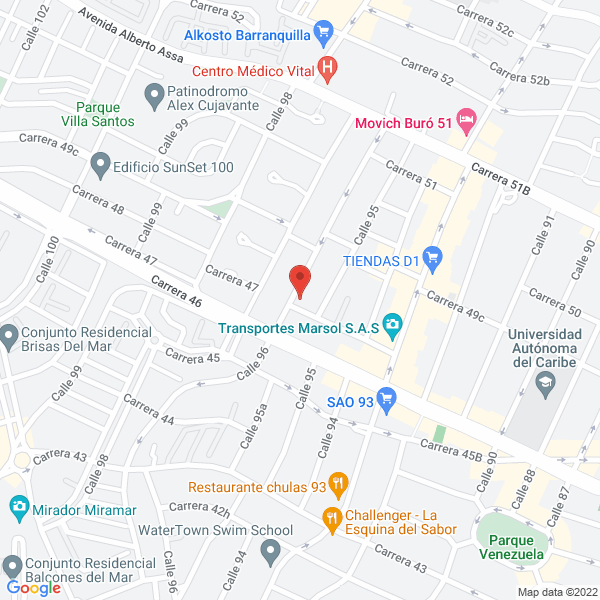 Map of Tryseg Ingenieria S.A.S.