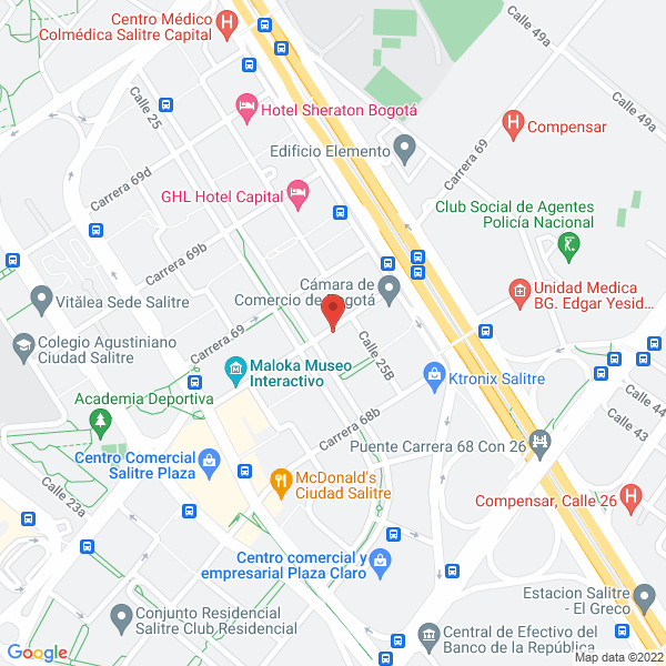 Mapa de Sonocare S.A.S