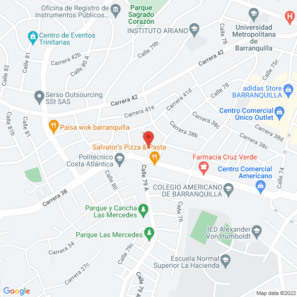 Map of Grupo Cuadrado Ips S.A.S.
