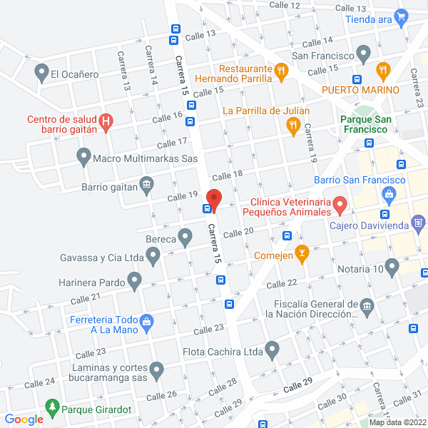 Map of Mertel Importaciones S.A.S.