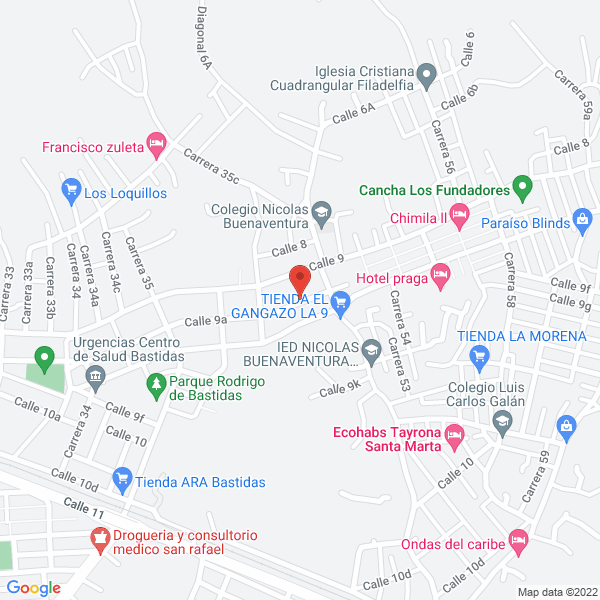 Map of Pinturas Y Acabados Marimon S.A.S.
