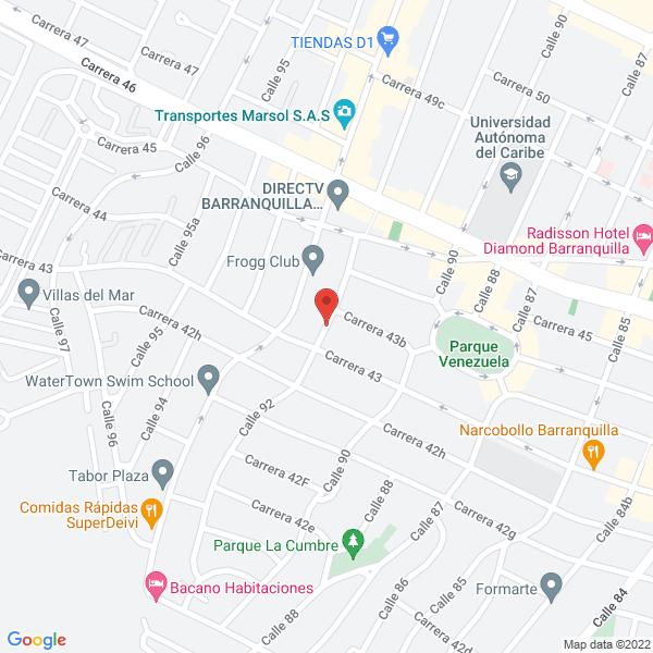 Map of Equisagitta Alquiler S.A.S.