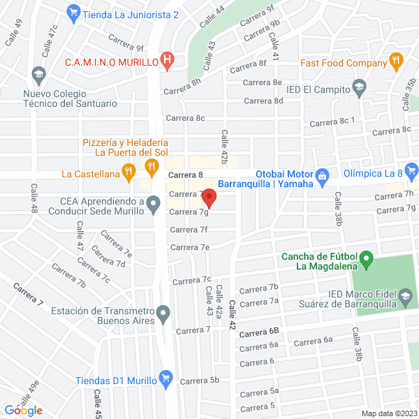 Map of Comercializadora Y Representaciones Comerpresent. S.A.S.