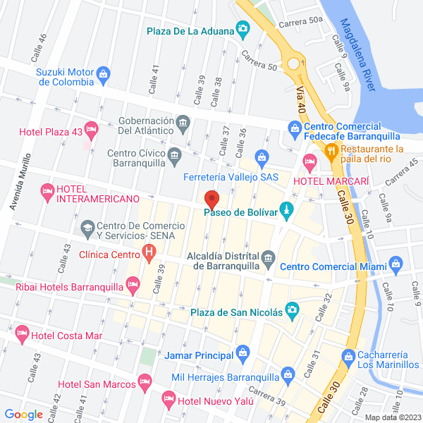 Map of Importadora Y Comercializadora Farca S.A.S.