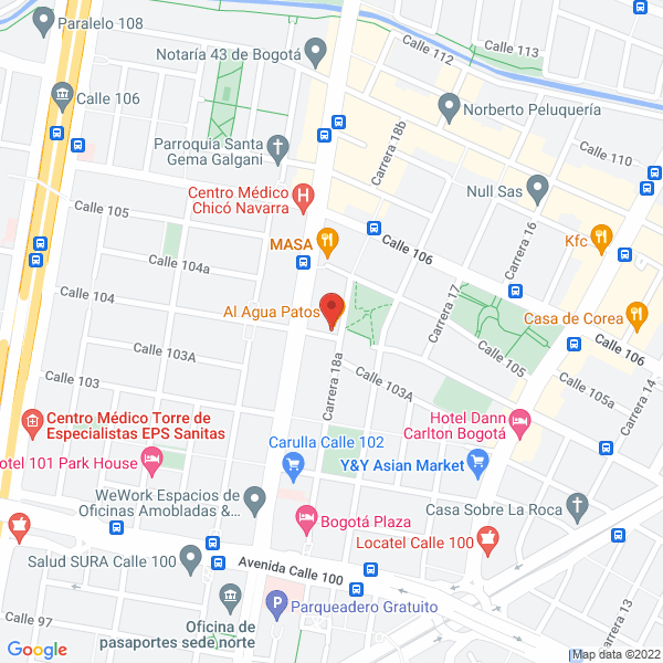 Mapa de American Assist Colombia S.A.