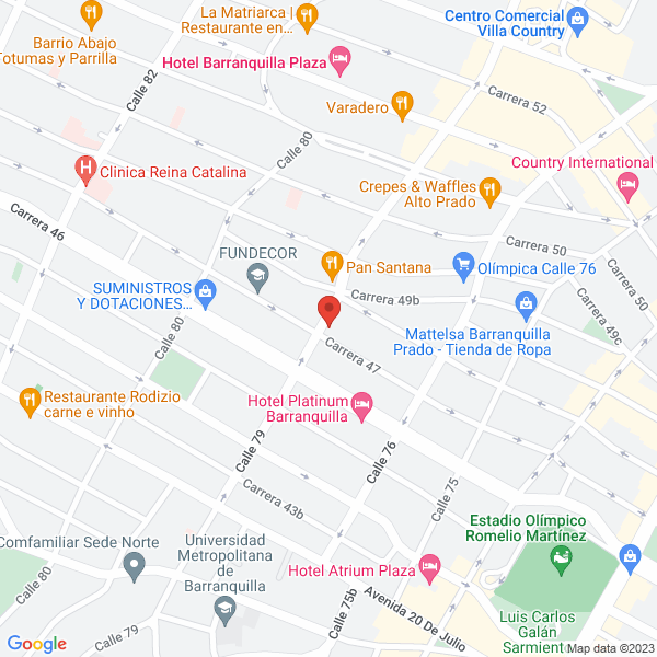 Map of I.M.G. International Marketing Group S.A.S.
