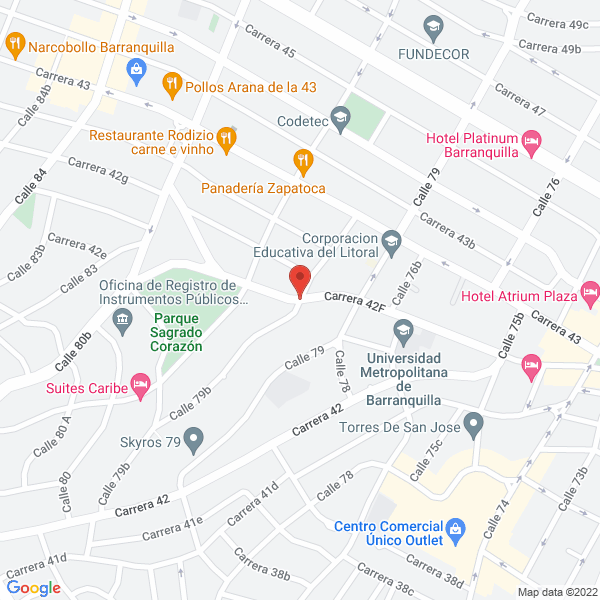 Map of La Clinica De Tu Pc Colombia S.A.S.