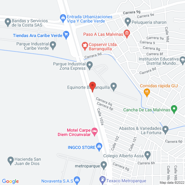 Map of Procesos Metalicos Ltda.